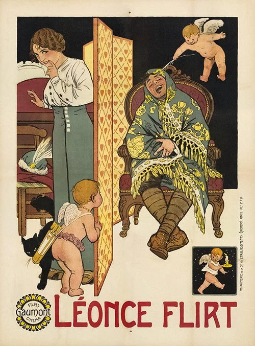 Movie poster for Leonce Flirts (1913)