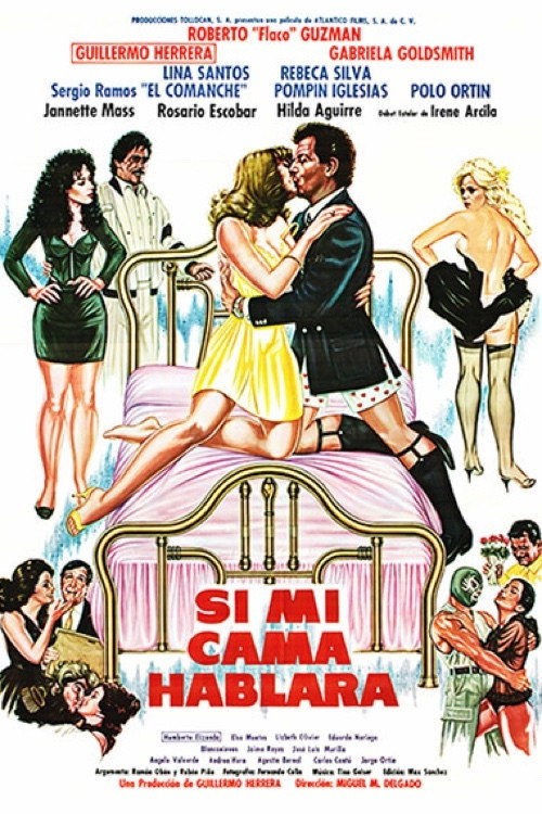 Movie poster for Si mi cama hablara (1989)
