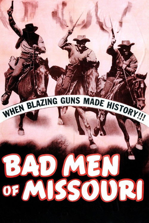 Movie poster for Bad Men of Missouri (1941)