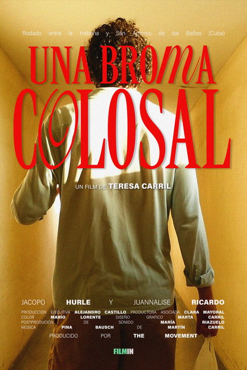 Movie poster for Una broma colosal