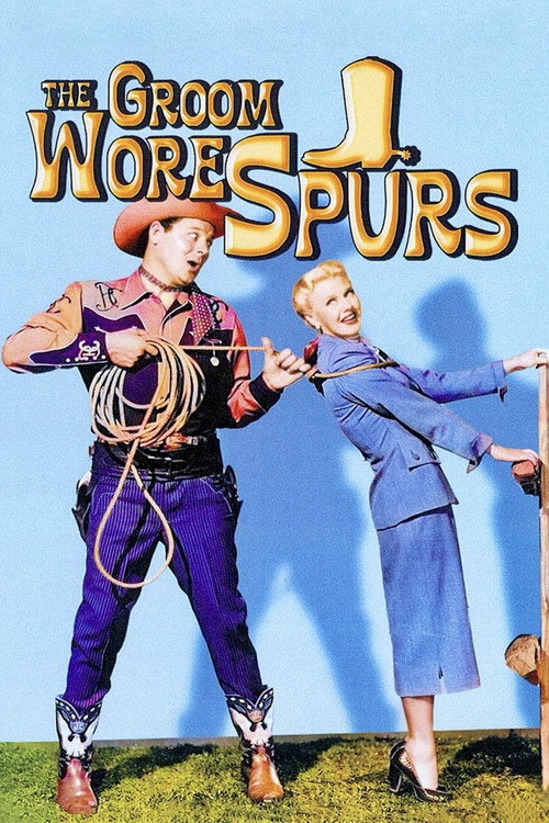 Movie poster for The Groom Wore Spurs (1951)