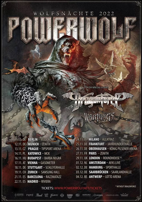 Movie poster for Powerwolf - Live at Oberhausen 2022 (2022)