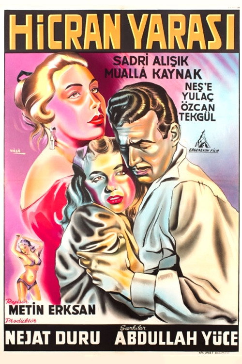 Movie poster for Hicran Yarası (1959)