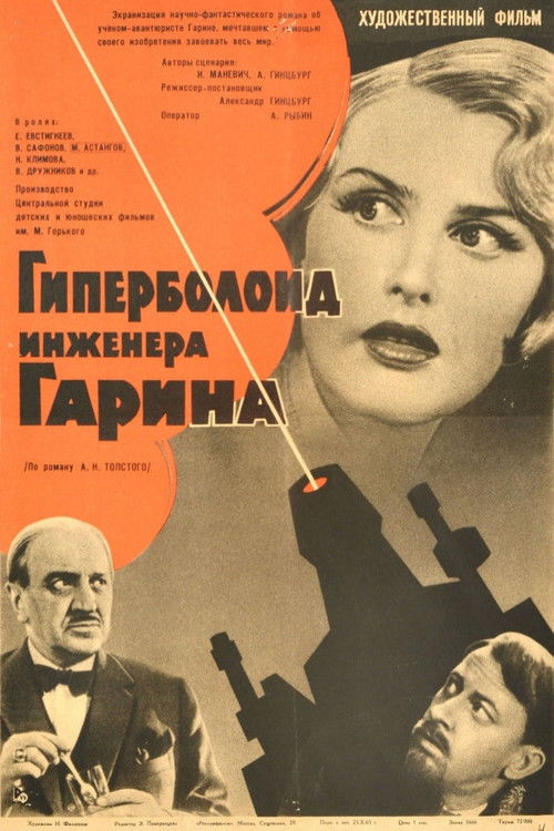 Movie poster for The Hyperboloid of Engineer Garin (1965)