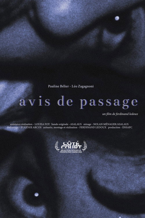 Movie poster for Avis de passage (2025)