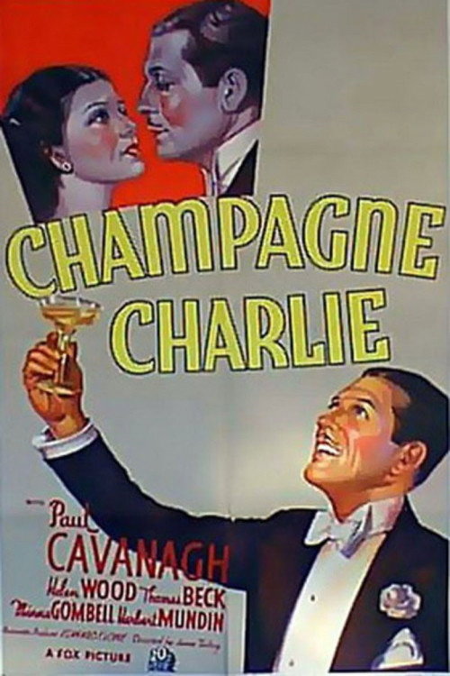 Movie poster for Champagne Charlie (1936)