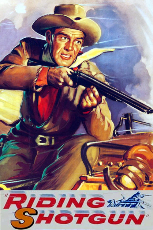 Movie poster for Riding Shotgun (1954)