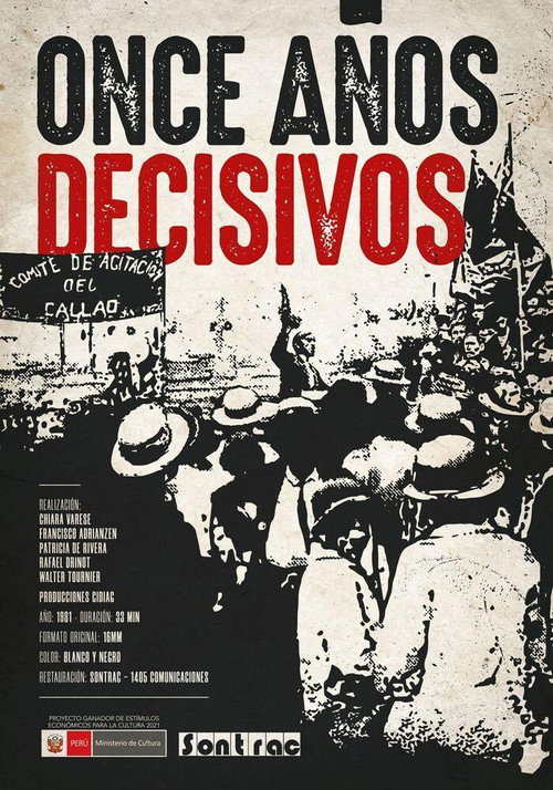 Movie poster for Once años decisivos (1981)