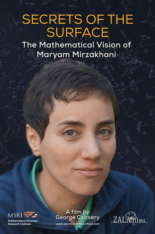 Movie poster for Secrets of the Surface: The Mathematical Vision of Maryam Mirzakhani (2020)