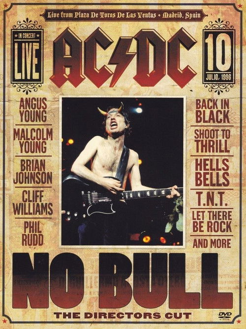 Movie poster for AC/DC: No Bull (1996)