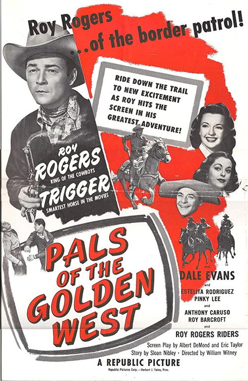 Movie poster for Pals of the Golden West (1951)