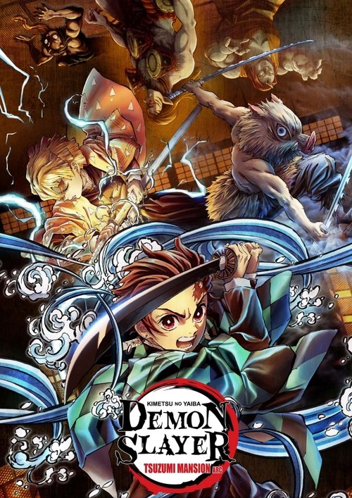 Movie poster for Demon Slayer: Kimetsu no Yaiba - Tsuzumi Mansion Arc (2022)