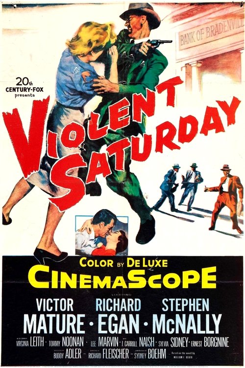 Movie poster for Violent Saturday (1955)