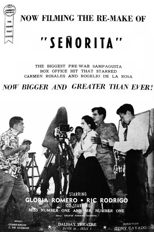 Movie poster for Señorita (1956)