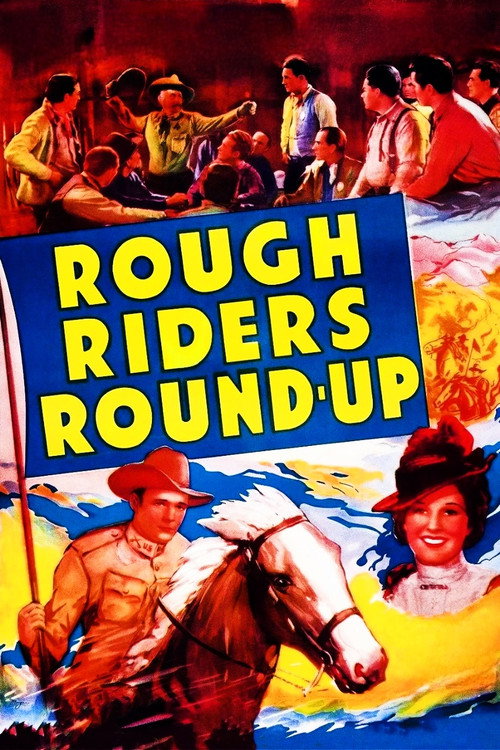 Movie poster for Rough Riders' Round-up (1939)