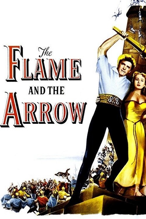 Movie poster for The Flame and the Arrow (1950)