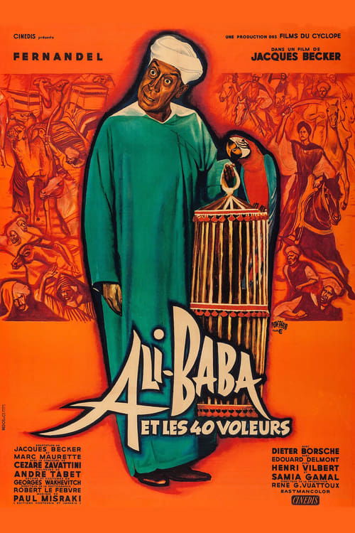 Movie poster for Ali Baba and the Forty Thieves (1954)