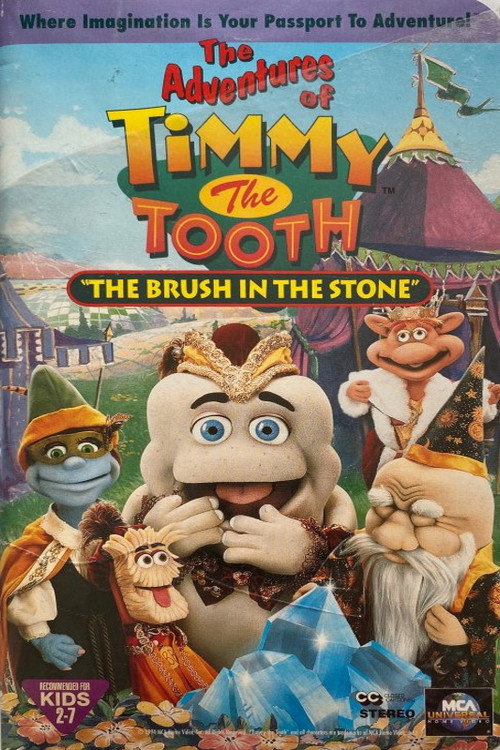 Movie poster for The Adventures of Timmy the Tooth: The Brush in the Stone (1996)