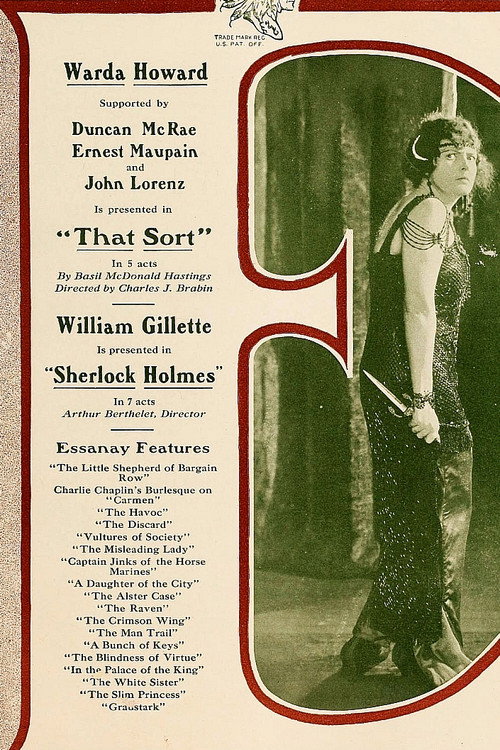 Movie poster for That Sort (1916)