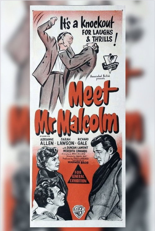 Movie poster for Meet Mr. Malcolm (1954)