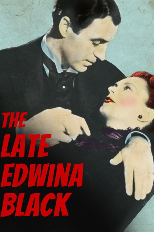Movie poster for The Late Edwina Black (1951)