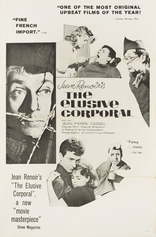 Movie poster for The Elusive Corporal (1962)