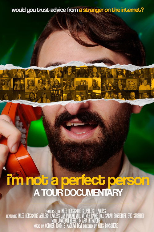Movie poster for I'm Not a Perfect Person: A Tour Documentary (2025)