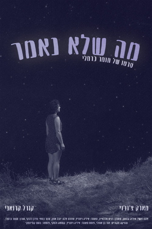 Movie poster for Things Left Unsaid (2025)