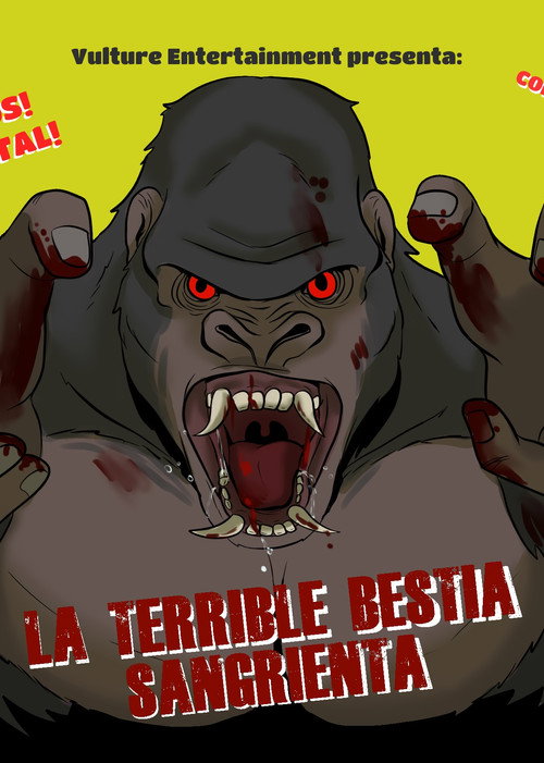 Movie poster for La terrible bestia sangrienta (2020)
