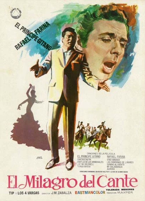 Movie poster for El milagro del cante (1967)