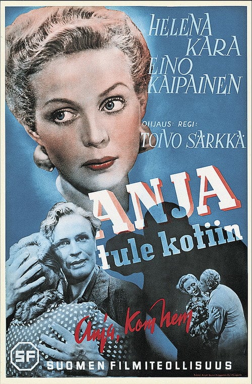 Movie poster for Anja tule kotiin (1944)
