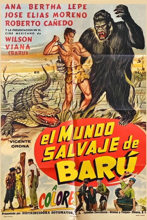 Movie poster for El mundo salvaje de Barú (1962)