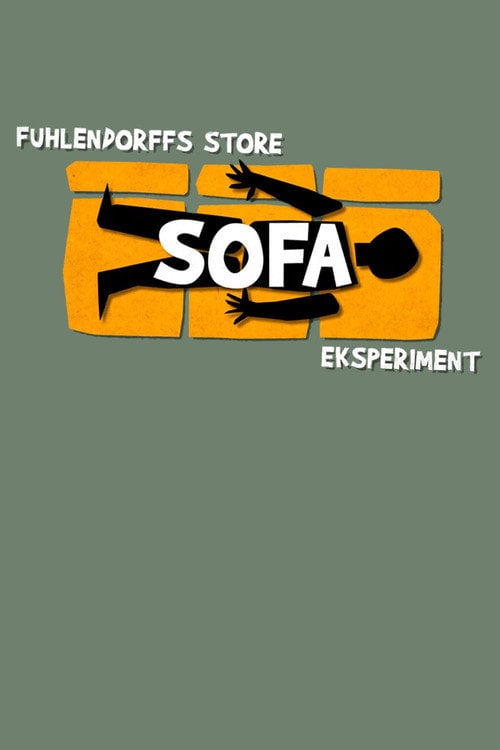 Series poster for Fuhlendorffs store sofaeksperiment (2021)