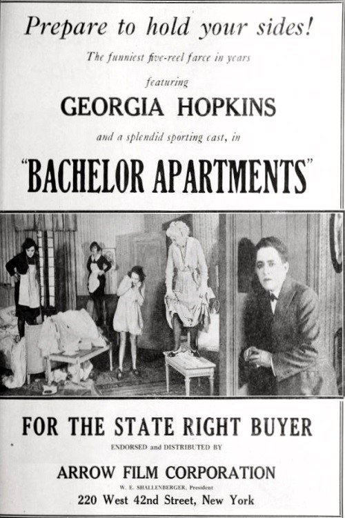 Movie poster for Bachelor Apartments (1921)