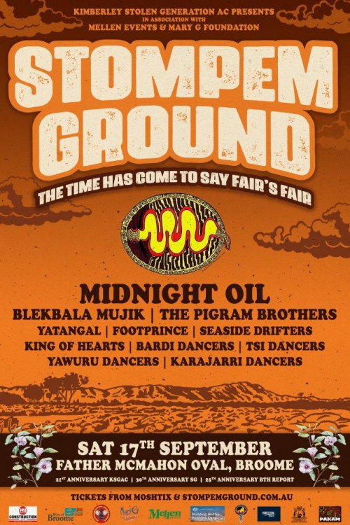 Movie poster for Stompem Ground 2022 - Midnight Oil (2022)