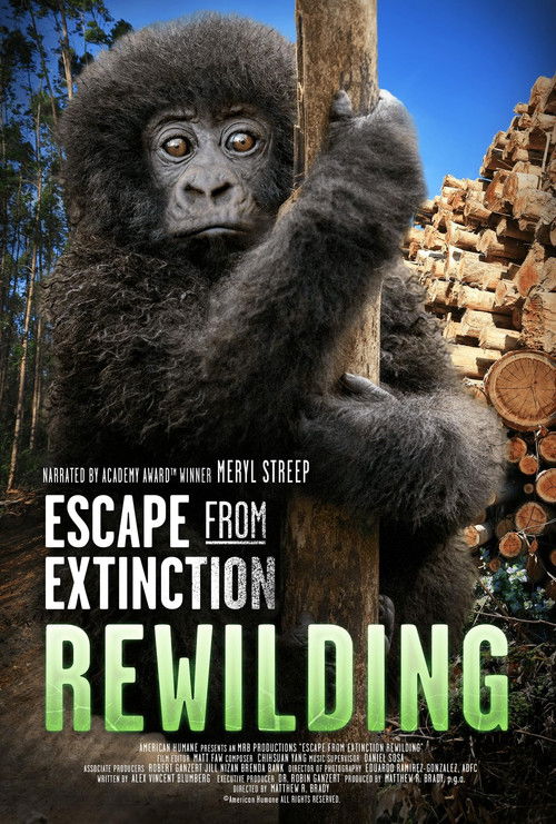 Movie poster for Escape from Extinction: Rewilding (2024)