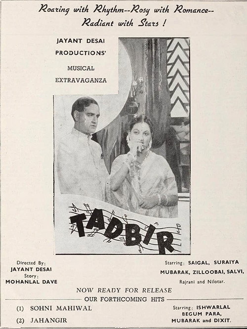 Movie poster for Tadbir (1945)