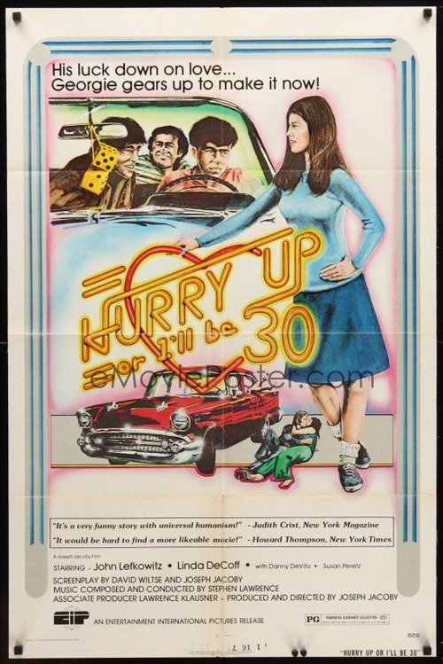 Movie poster for Hurry Up, or I'll Be 30 (1973)