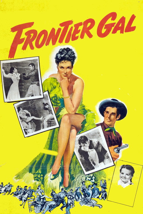 Movie poster for Frontier Gal (1945)