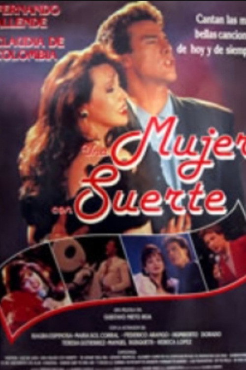 Movie poster for Un Hombre y una Mujer con Suerte (1991)