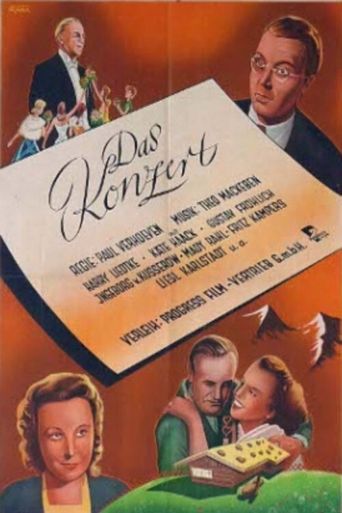Movie poster for Das Konzert (1944)