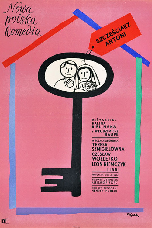Movie poster for Szczęściarz Antoni (1961)