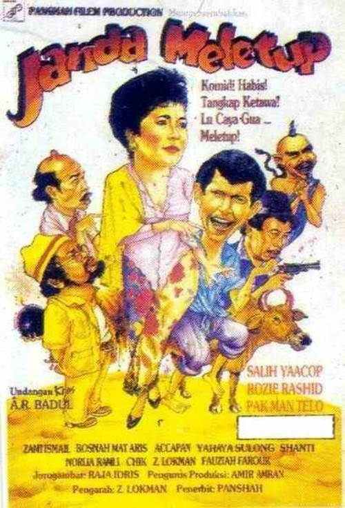 Movie poster for Janda Meletup (1990)