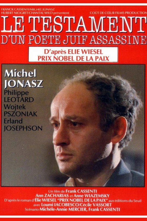 Movie poster for Le Testament d'un poète juif assassiné (1988)