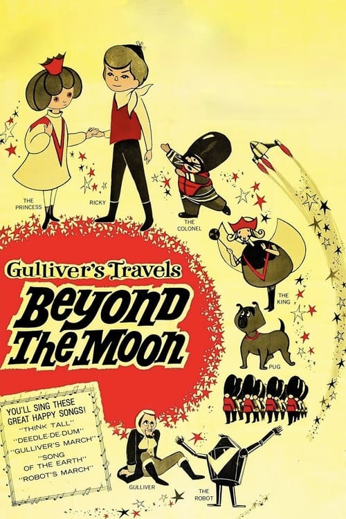 Movie poster for Gulliver's Travels Beyond the Moon (1965)