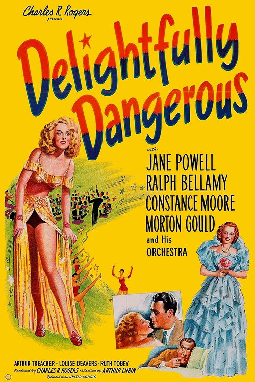 Movie poster for Delightfully Dangerous (1945)