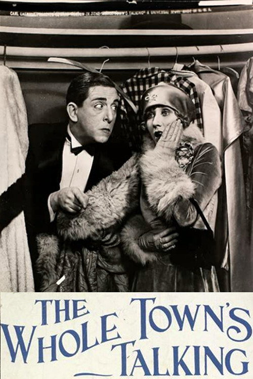 Movie poster for The Whole Town's Talking (1926)