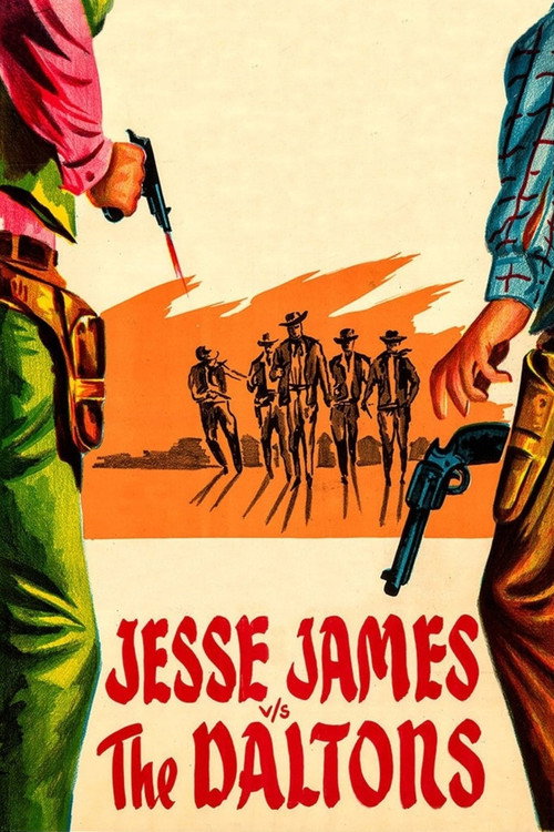 Movie poster for Jesse James vs. the Daltons (1954)