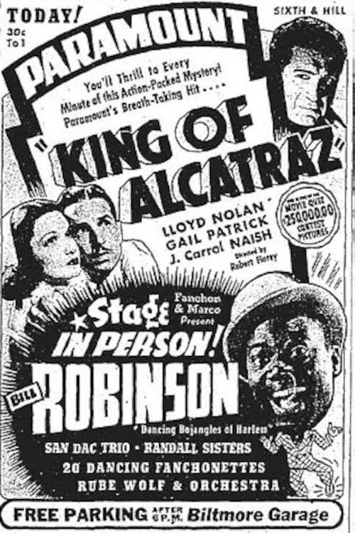 Movie poster for King of Alcatraz (1938)