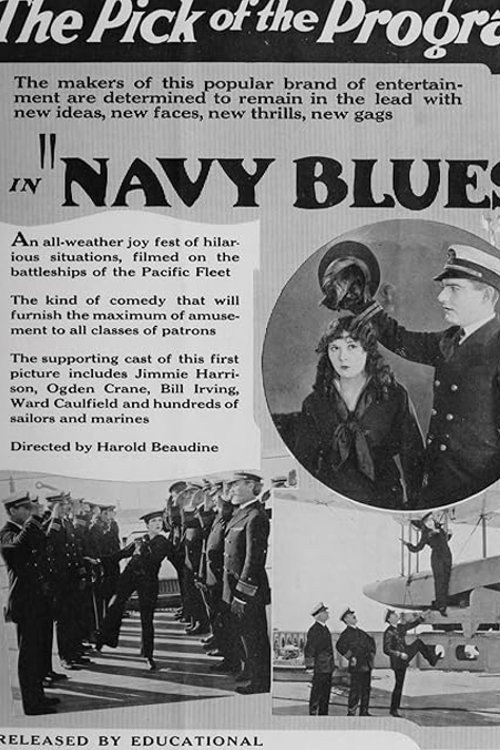 Movie poster for Navy Blues (1923)